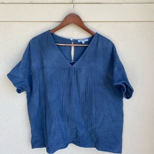 Madewell Gauze Cotton Top